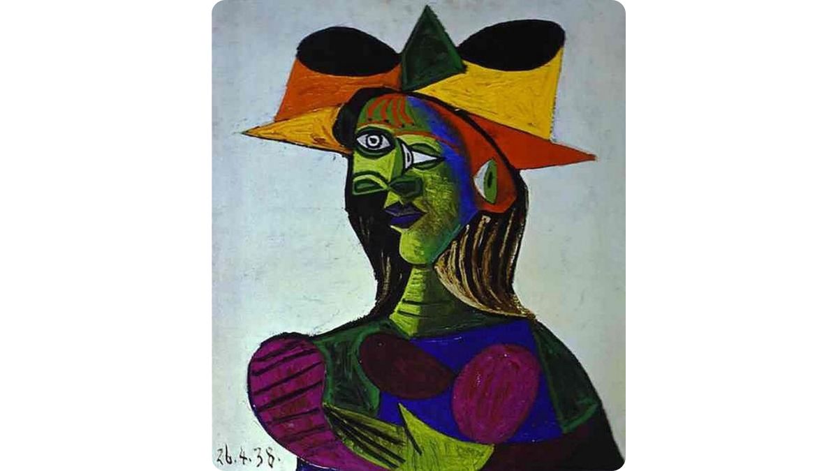 Пабло Пикассо. Портрет Доры Маар. 1938. Частное собрание
