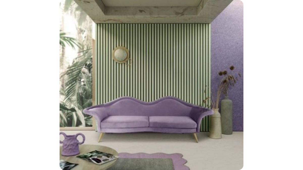 Фиолетовый цвет в интерьере: фото, идеи дизайна, с какими цветами сочетается