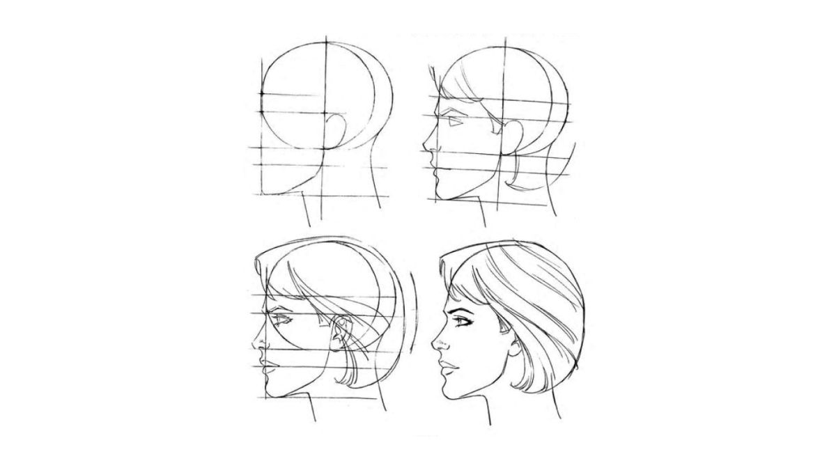 Как научиться рисовать лицо человека поэтапно?