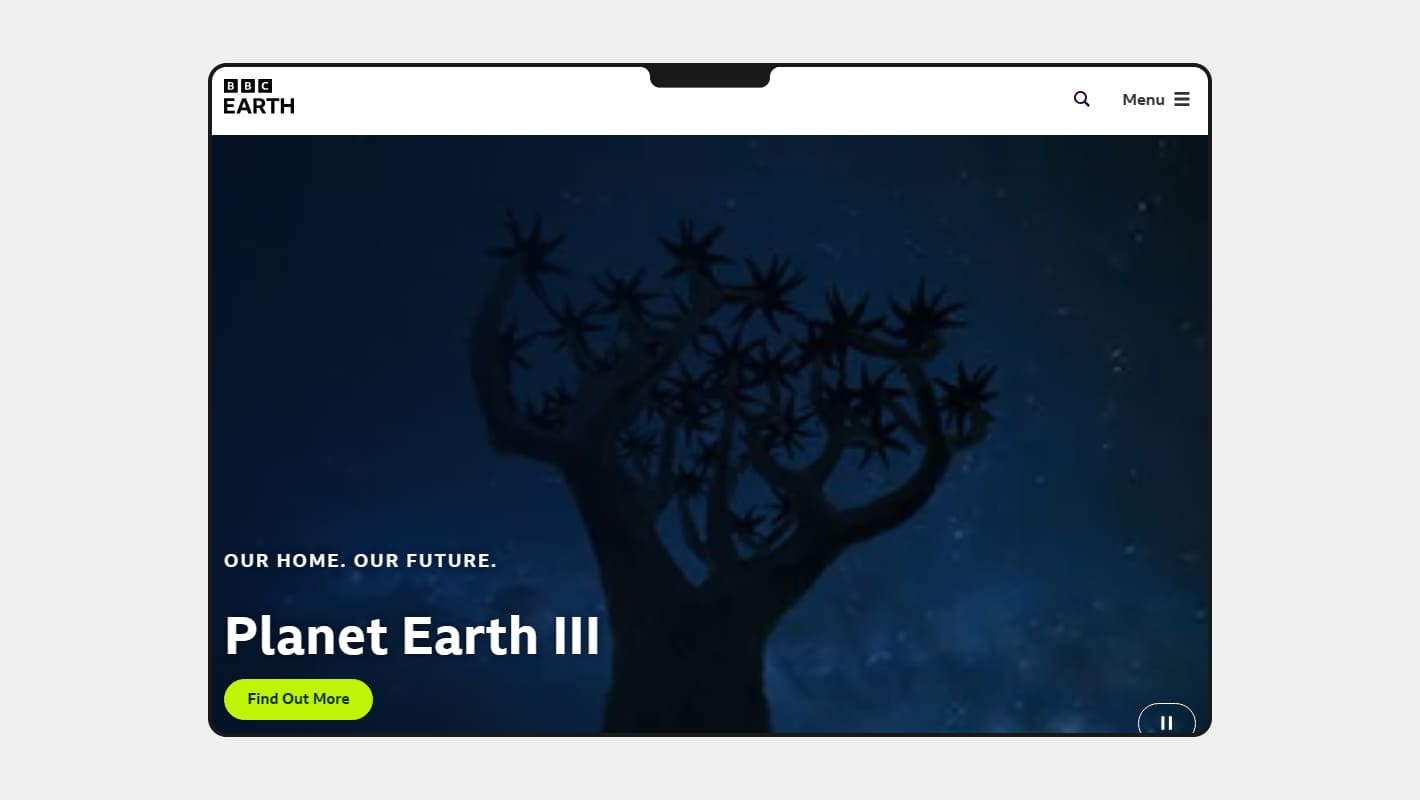 Сайт BBC Earth