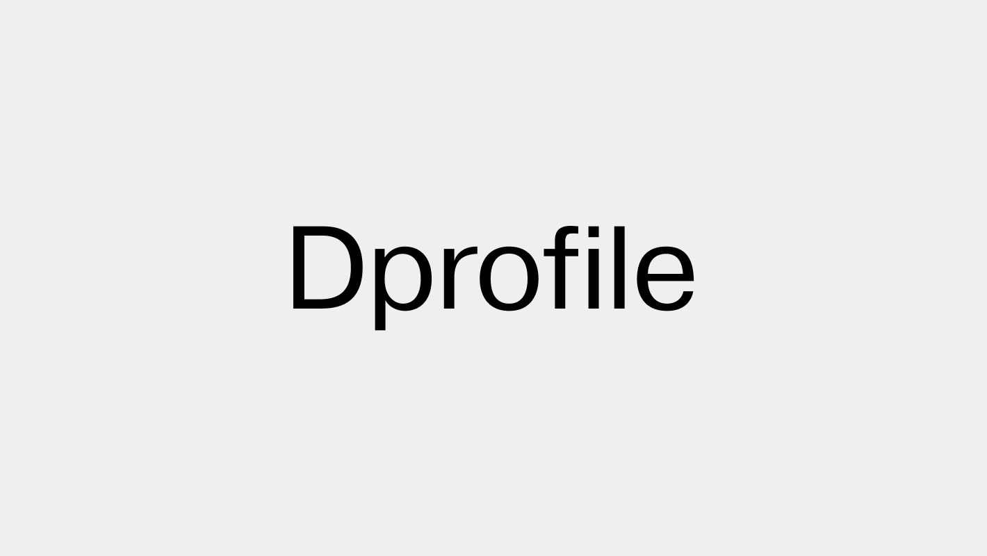 Логотип Dprofile