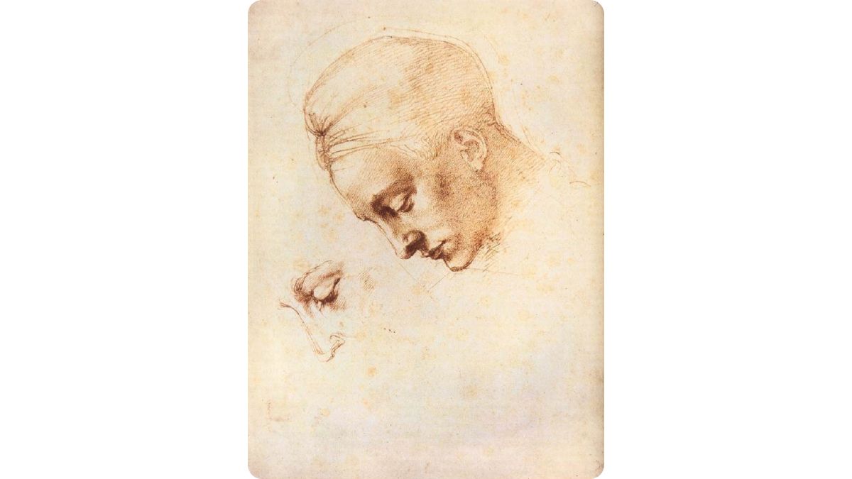 Микеланджело Буонаротти. Эскиз к утраченной картине «Леда и лебедь»