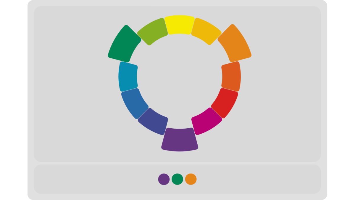 Вторичные цвета цветового круга Иттена