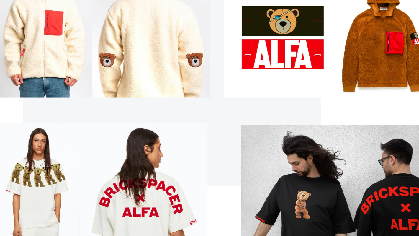 Коллекция одежды «Альфа-Банк» и Brickspacer
